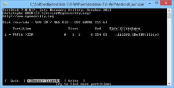 TestDisk & PhotoRec screenshot 7