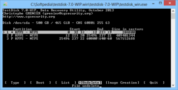 TestDisk & PhotoRec screenshot 8