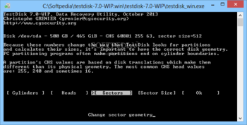 TestDisk & PhotoRec screenshot 9