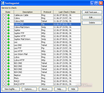 Testingpoint Host Monitor screenshot