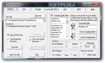 TeX Converter screenshot