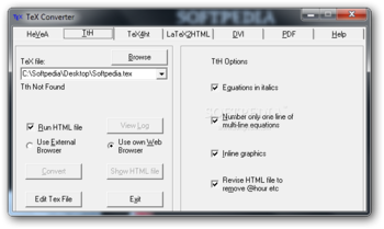 TeX Converter screenshot 2