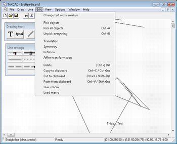 TeXCAD screenshot 2