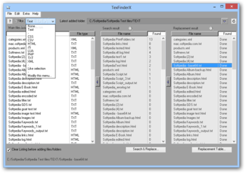 TexFinderX screenshot 2