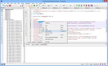 TeXstudio screenshot 2
