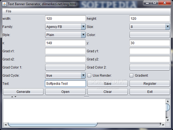Text Banner Generator screenshot