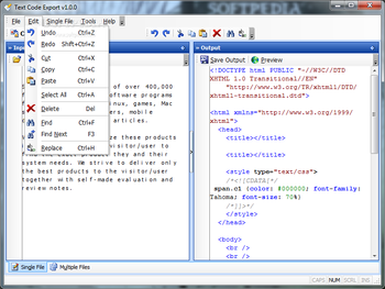 Text Code Export screenshot 3