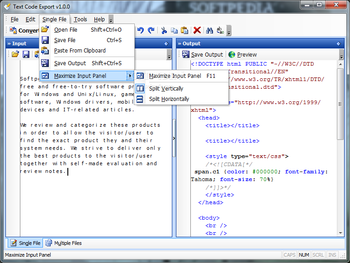 Text Code Export screenshot 4