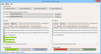 Text Compare screenshot
