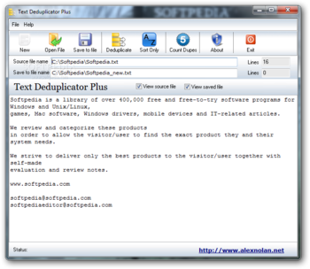 Text Deduplicator Plus screenshot