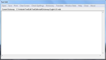Text Edit screenshot