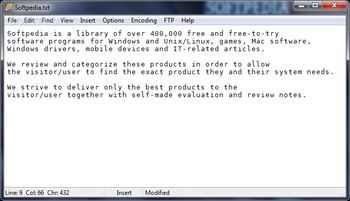 Text Editor screenshot