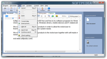 Text editor screenshot 3