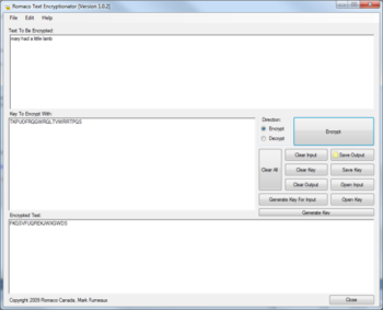Text Encryptionator screenshot