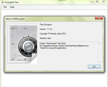 Text Encryptor screenshot