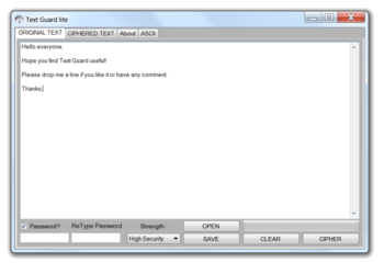 Text Guard lite screenshot