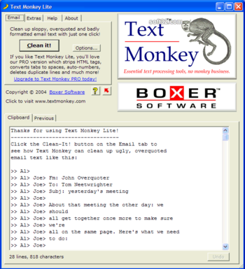 Text Monkey Lite screenshot 2