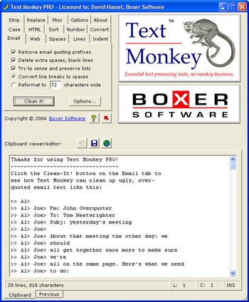 Text Monkey Lite screenshot 3