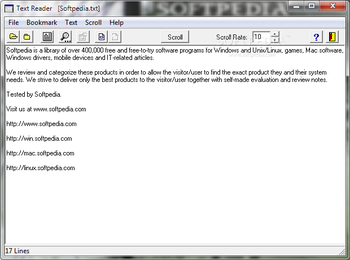 Text Reader screenshot