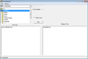Text Replacer screenshot