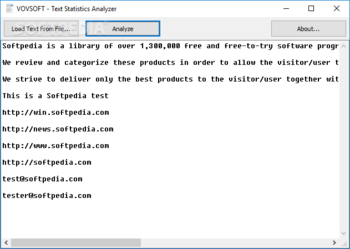 Text Statistics Analyzer screenshot