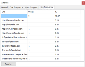 Text Statistics Analyzer screenshot 5