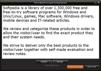 Text to Base64 Encrypter screenshot
