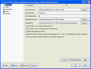 Text to HTML Converter-Markdown screenshot