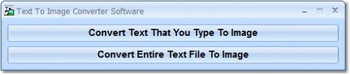 Text To Image Converter Software screenshot
