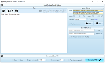 Text to MP3 Converter screenshot 2