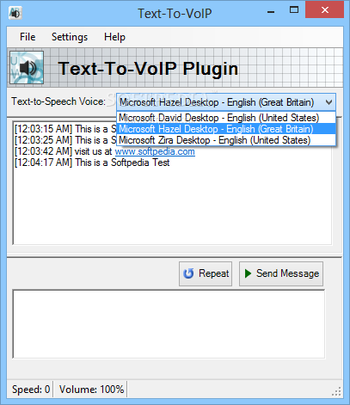 Text-To-VoIP Plug-In for MorphVOX Pro screenshot