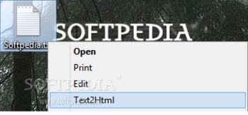 Text2Html screenshot