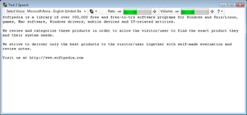 Text2Speech screenshot