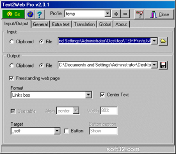 Text2Web Pro screenshot 2