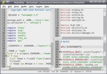 Textadept screenshot