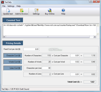 TexTally Word Line and Character Counter screenshot 3