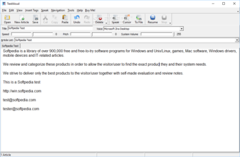 TextAloud screenshot
