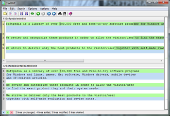 TextDiff screenshot