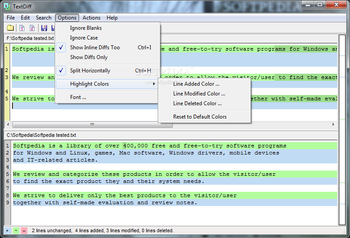 TextDiff screenshot 2