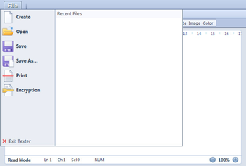 Texter screenshot