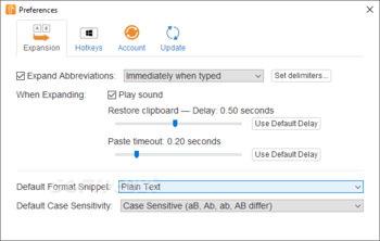 TextExpander screenshot 5