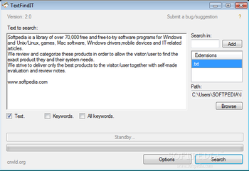 TextFindIT screenshot