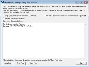 TextGrabber screenshot