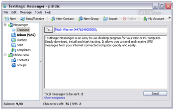 TextMagic Messenger screenshot 3