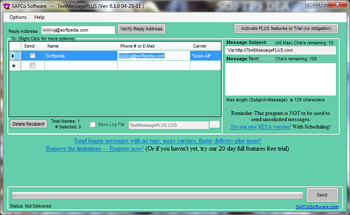 TextMessagePLUS screenshot