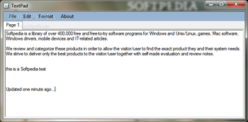 TextPad screenshot