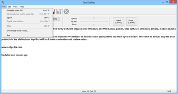 TextToWav screenshot 2