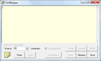 TextWrapper screenshot