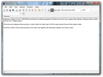 TextZilla screenshot