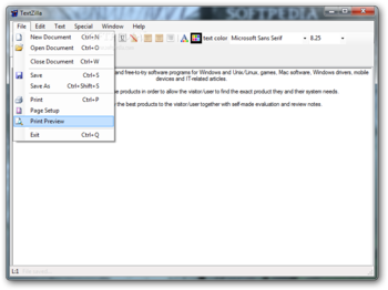 TextZilla screenshot 3